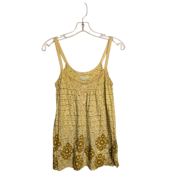 Kimchi & Blue Floral Lace Trim Cami Tank Size S Y2k Fairy Dainty Babydoll Boho - Picture 5 of 13